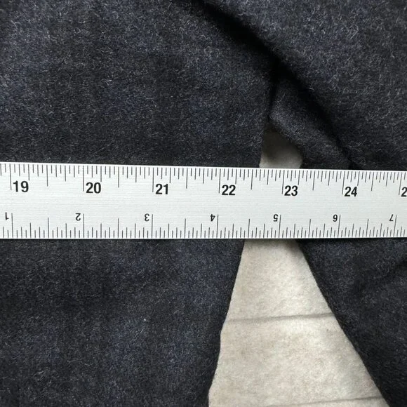 Marc Anthony Black Windowpane Plaid Lined Jacket Faux Fur Collar Men’s XL - Picture 9 of 14